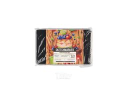 Карандаш цветной "Еда" набор 12 цв., металл. Sketchmarker SMCP-FOOD12