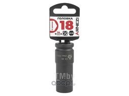 Головка ударная 1/2DR 6-гр. 18 мм Cr-Mo удлиненная, на холдере Arnezi R0300318