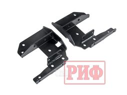 Бампер передний Toyota Land Cruiser 76/78 2007+ c доп. фарами, под штатную лебедку и расширители Риф RIF076-12356