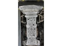 Защита радиатора, картера, РК, КПП для Dodge RAM 1500 TRX 6.2T бенз., алюм. 8 мм (2 места) Falcon 8119492584