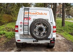 Калитка в штатный задний бампер УАЗ Патриот 2015+ Риф RIF063-80001