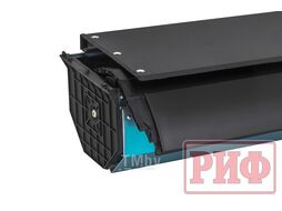 Крышка кузова для Mitsubishi L200 2015-23, роллета раздвижная 1572х1533 мм, алюминиевая, черная Риф ZM52B