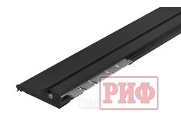 Крышка кузова для Mitsubishi L200 2015-23, роллета раздвижная 1572х1533 мм, алюминиевая, черная Риф ZM52B