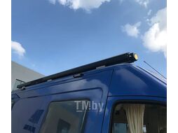 Маркиза автомобильная 3,5х2,5 м кассетная с электроприводом, корпус черный. Риф RIF5833-3525BM