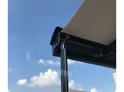 Маркиза автомобильная 3,5х2,5 м кассетная с электроприводом, корпус черный. Риф RIF5833-3525BM