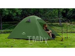 Палатка P-Series 2-местная, алюминиевый каркас, зеленая Naturehike NH18Z022-P-2GR