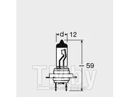 Лампа OSRAM Original Line (H7) 12V 55W PX26d качество ориг. з/ч (ОЕМ) 64210