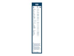 Комплект щеток стеклоочистителя 2шт. Twin 550 550/550mm BOSCH 3397118420