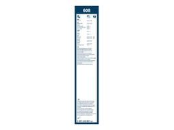 Комплект щеток стеклоочистителя 2шт. Twin 608 600/550mm BMW X5 E53 00- FIAT Multipla 99- HONDA Accord IX 08- OPEL Meriva 03-10 Zafira 99-05 TOYOTA LandCruiser 08- BOSCH 3397118307