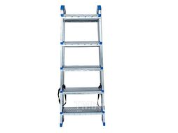 Стремянка B5 TwoSide Pro 5ст, 2 секции, стальная, оцинкованная AZK LDTH-02.05