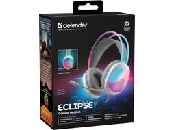 Гарнитура Defender Eclipse белый, проводная, подсветка 62440