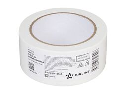 Лента клейкая армированная (скотч), 48мм*25м, белая AIRLINE ADTR005
