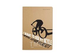 Тетрадь 40л в клетку Bruno Visconti "BICYCLE" крепление-декор. нить арт.7-40-083