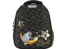Школьный рюкзак Ecotope Kids Кот 057-540-142-CLR (черный)
