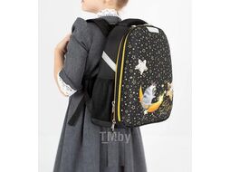 Школьный рюкзак Ecotope Kids Кот 057-540-142-CLR (черный)