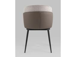 Стул Stool Group Пенелопа / FDC8054O BEL-14+270-23 (рогожка серый/экокожа серый)