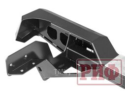 Бампер силовой задний Toyota Hilux 1983-1997 с квадратом под фаркоп Риф RIF106-20100