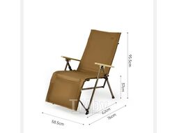 Кресло туристическое Nightfall T08 складное, до 110 кг, черное Naturehike CNK2450JJ016-B