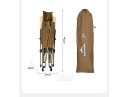 Кресло туристическое Nightfall T08 складное, до 110 кг, черное Naturehike CNK2450JJ016-B