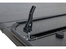 Крышка кузова Toyota Hilux Vigo 2005-2015 трёхсекционная, алюминиевая, черная PENTAIR PT-H326