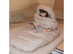 Мешок спальный Oval PS200, 220х95 см, (правый) (ТК: +9C), серый Naturehike NH20MSD03-PS200G