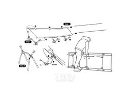 Раскладушка XJC06 190х65х38 см, до 150 кг, хаки Naturehike NH20JJ009-KH