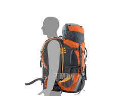 Рюкзак туристический 70 л, оранжевый Naturehike NH70B070-B-BRO