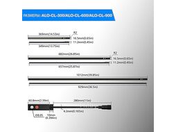Фонарь кемпинговый 30 см 6W AURORA ALO-CL-300
