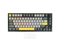 Компьютерная клавиатура AJAZZ AK820 PRO Flying Fish Switch (черно-серая с желтым)