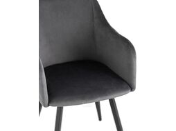 Стул Stool Group Ника / MC66-5F KD HLR-21 (велюр серый)