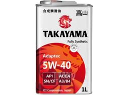 Моторное масло Takayama Adaptec 5W40 A3/B4 SN/CF / 605586 (1л)