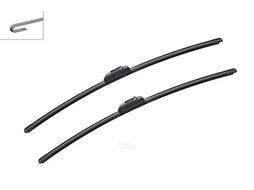 Комплект щеток стеклоочистителя 2шт. Aerotwin AR657S 650/650mm (с форсункой) CITROEN C8 FIAT Ulysse PEUGEOT 807 LANCIA Phedra 02- BOSCH 3397009777