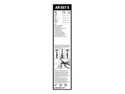 Комплект щеток стеклоочистителя 2шт. Aerotwin AR657S 650/650mm (с форсункой) CITROEN C8 FIAT Ulysse PEUGEOT 807 LANCIA Phedra 02- BOSCH 3397009777