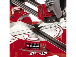 Пила торцовочная с протяжкой аккумуляторная PXC TE-SM 36/210 Li - Solo EINHELL 4300880SET