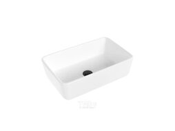 Умывальник со смесителем Lauter 21674A + Reef 21CK8678BS + сифон 21635B + дон.клапан 21190B (черный матовый)