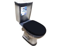 Унитаз напольный Rosa Уют (черный)
