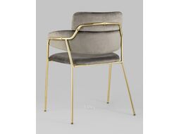 Стул Stool Group Полин / FDC6085 BROWN FUT-54 (велюр коричневый)
