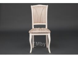 Стул Tetchair Opera 45x53x97 (дерево гевея/Ivory White/слоновая кость/ткань бежевая/рисунок золото)