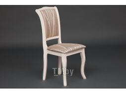 Стул Tetchair Opera 45x53x97 (дерево гевея/Ivory White/слоновая кость/ткань бежевая/рисунок золото)
