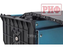 Крышка кузова для Mitsubishi L200 2024+, роллета раздвижная, алюминиевая, черная 1550x1533 мм Риф ZM53B