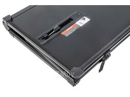 Крышка кузова для Volkswagen Amarok 2023+, трёхсекционная 1540х1600/1560 мм, алюминиевая, черная Риф ZT101B