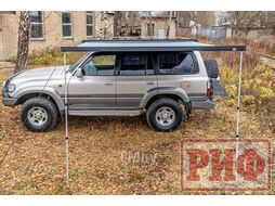 Маркиза автомобильная 2,13х2,5 м полуавтомат (винил) темно-серая Риф RIF5306-2025V