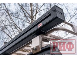 Маркиза автомобильная 2,13х2,5 м полуавтомат (винил) темно-серая Риф RIF5306-2025V
