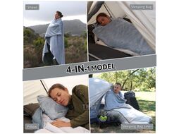 Мешок спальный Songrong 225х80 см, (правый) (ТК: +15C), серый Naturehike CNK2300SD022-G