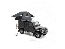 Палатка на крышу автомобиля OVERLAND LARGE, тент карбон, лестница 220 мм AUTOHOME OLS/03