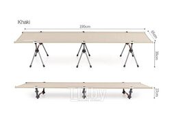 Раскладушка XJC04 190х65х38 см, до 155 кг, бежевая Naturehike NH19JJ006-KH