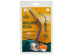 Резак газовый WELDER с соплом паяльного типа, на резьбовой баллон Tourist TT-170