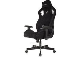 Кресло игровое Knight Outrider черный Light-20 с подголов. крестов. металл 1737489