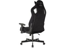 Кресло игровое Knight Outrider черный Light-20 с подголов. крестов. металл 1737489