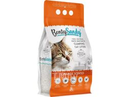 Наполнитель для туалета BentySandy Бентонит комкующийся Orange Color Granules (5л/4.35кг)